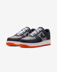 Nike Air Force 1 Low Kobe Bryant Denim Obsidian Safety Orange sneakers basse uomo e donna pelle blu arancione, vista frontale