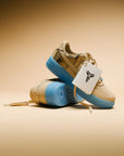 Nike Air Force 1 Low Kobe Bryant Linen sneakers basse uomo e donna pelle beige, dettaglio tallone