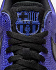 Nike Air Force 1 Low Kobe Bryant x FC Barcelona Persian Violet sneakers basse uomo e donna pelle viola, dettaglio tallone