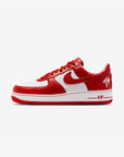 Nike Air Force 1 Low Terror Squad White University Red sneakers basse uomo e donna pelle bianco rosso, vista laterale