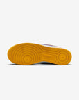 Nike Air Force 1 Low Kobe Bryant Lakers Home sneakers basse uomo e donna pelle giallo viola, vista laterale
