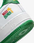 Nike Air Force 1 Low West Indies (2022) sneakers basse uomo e donna pelle multicolore, dettaglio tomaia