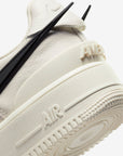 Nike Air Force 1 Low AMBUSH Phantom sneakers basse uomo e donna pelle bianco, dettaglio tomaia
