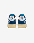 Nike Air Force 1 Low Undefeated 5 On It Blue Yellow Croc sneakers basse uomo e donna pelle blu giallo, vista dall'alto