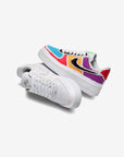 Nike Air Force 1 Low Tear Reveal Black Swoosh sneakers basse uomo e donna pelle nero, dettaglio suola