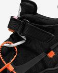 Nike Air Force 1 Mid Off-White Black sneakers alte uomo e donna pelle bianco nero, indossate