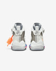 Nike Air Force 1 Mid Off-White White sneakers alte uomo e donna pelle bianco, vista posteriore
