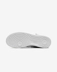 Nike Air Force 1 Mid Supreme White sneakers alte uomo e donna pelle bianco, vista posteriore