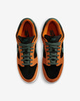 Nike Dunk Low Ceramic sneakers basse uomo e donna in pelle multicolore, vista posteriore