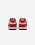 Nike Dunk Low Chicago Split sneakers basse uomo e donna in pelle bianco rosso, dettaglio suola