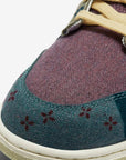 Nike Dunk Low Community Garden sneakers basse uomo e donna in pelle multicolore, dettaglio suola