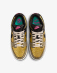Nike Dunk Low Dìa De Muertos sneakers basse donna in pelle multicolore, vista posteriore