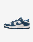 Nike Dunk Low Industrial Blue Sashiko sneakers basse uomo e donna in pelle blu, vista laterale