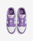 Nike Dunk Low Next Nature Black Raspberry sneakers basse uomo e donna in pelle nero, vista posteriore
