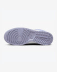 Nike Dunk Low Next Nature Lilac sneakers basse uomo e donna in pelle lilla, indossate