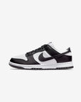 Nike Dunk Low Next Nature White Black Panda sneakers basse donna in pelle nero bianco, vista laterale