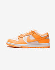 Nike Dunk Low Peach Cream sneakers basse donna in pelle crema, vista laterale