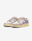 Nike Dunk Low Pink Oxford sneakers basse donna in pelle rosa, vista frontale