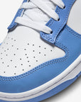 Nike Dunk Low Mocha Cocoa Wow sneakers basse uomo e donna in pelle marrone, vista dall'alto