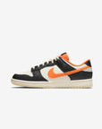 Nike Dunk Low Halloween (2021) sneakers basse uomo e donna in pelle bianco nero, vista laterale