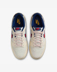 Nike Dunk Low Retro Lettering sneakers basse uomo e donna in pelle multicolore, vista posteriore