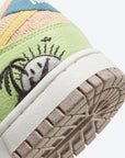 Nike Dunk Low Retro Sun Club Multi sneakers basse uomo e donna in pelle bianco blu, dettaglio tomaia