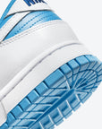 Nike Dunk Low Reverse UNC sneakers basse donna in pelle multicolore, dettaglio tomaia