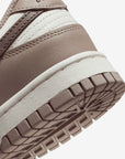 Nike Dunk Low Sail Plum Eclipse sneakers basse donna in pelle bianco, dettaglio tomaia