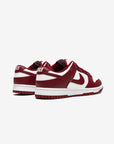 Nike Dunk Low Team Red sneakers basse uomo e donna in pelle rosso, dettaglio suola