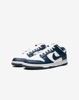 Nike Dunk Low Valerian Blue sneakers basse uomo e donna in pelle blu, vista frontale