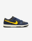 Nike Dunk Low Vintage Michigan sneakers basse uomo e donna in pelle multicolore, dettaglio tomaia
