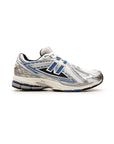 new balance 1906 silver metallic blue white scarpe unisex