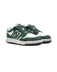 new balance basse green white scarpe donna