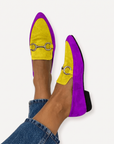 Mocassini Ortopedici Donna Sofie – Viola Giallo