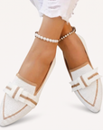 Mocassini Donna Comodi Blaire – Bianco
