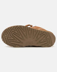 UGG Lowmel Chestnut sneakers bambino in pelle scamosciata marrone chestnut, dettaglio interno