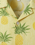 Completo Coordinato Uomo Camicia Stampa Frutti Tropicali e Pantaloncini - dettaglio