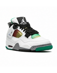 Nike Air Jordan 4 Retro Lucid Green Rasta Nero Verde Rosso Uomo - 2