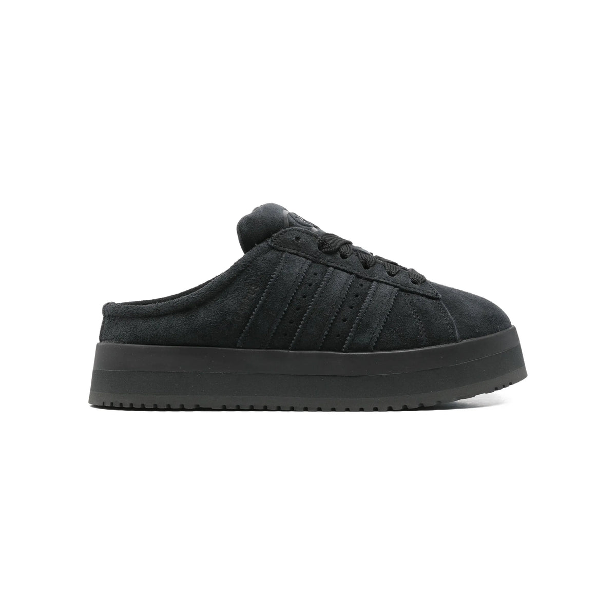 Adidas Campus 00s Winter Low Black Carbon sneakers basse uomo e donna in nero - vista laterale