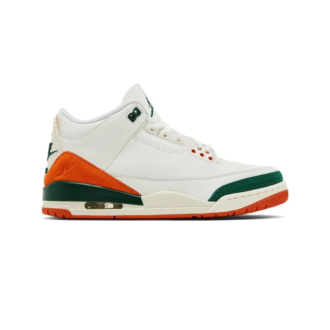 Nike Air Jordan 3 Retro SP SoleFly Miami Sail Verde Arancione Uomo - 1