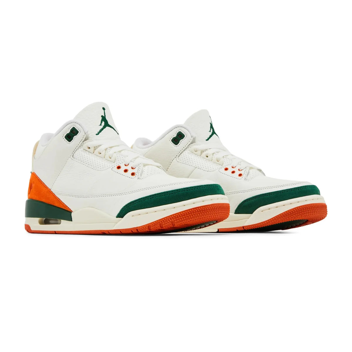 Nike Air Jordan 3 Retro SP SoleFly Miami Sail Verde Arancione Uomo - 2