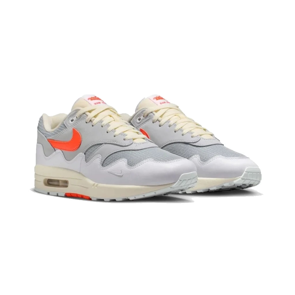 Nike Air Max 1 Patta Waves White Hyper Crimson Bianco Uomo Donna - 2