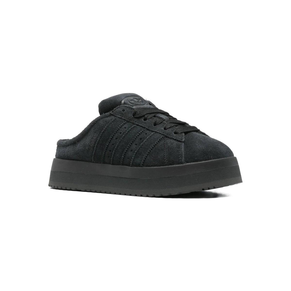 Adidas Campus 00s Winter Low Black Carbon sneakers basse uomo e donna in nero - vista frontale