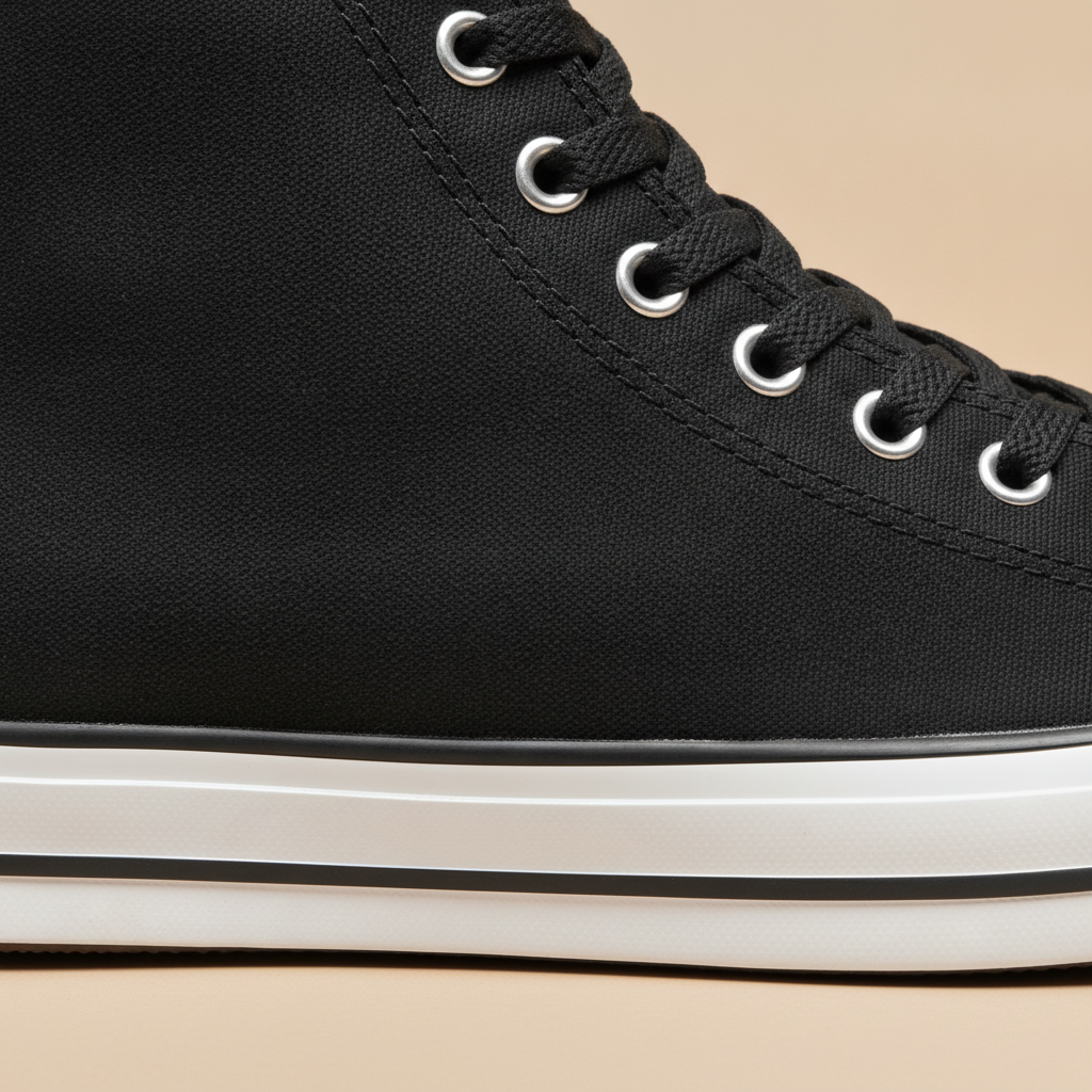 Sneakers Uomo Alte in Canvas – Casual Urbane Senza Tempo - dettaglio