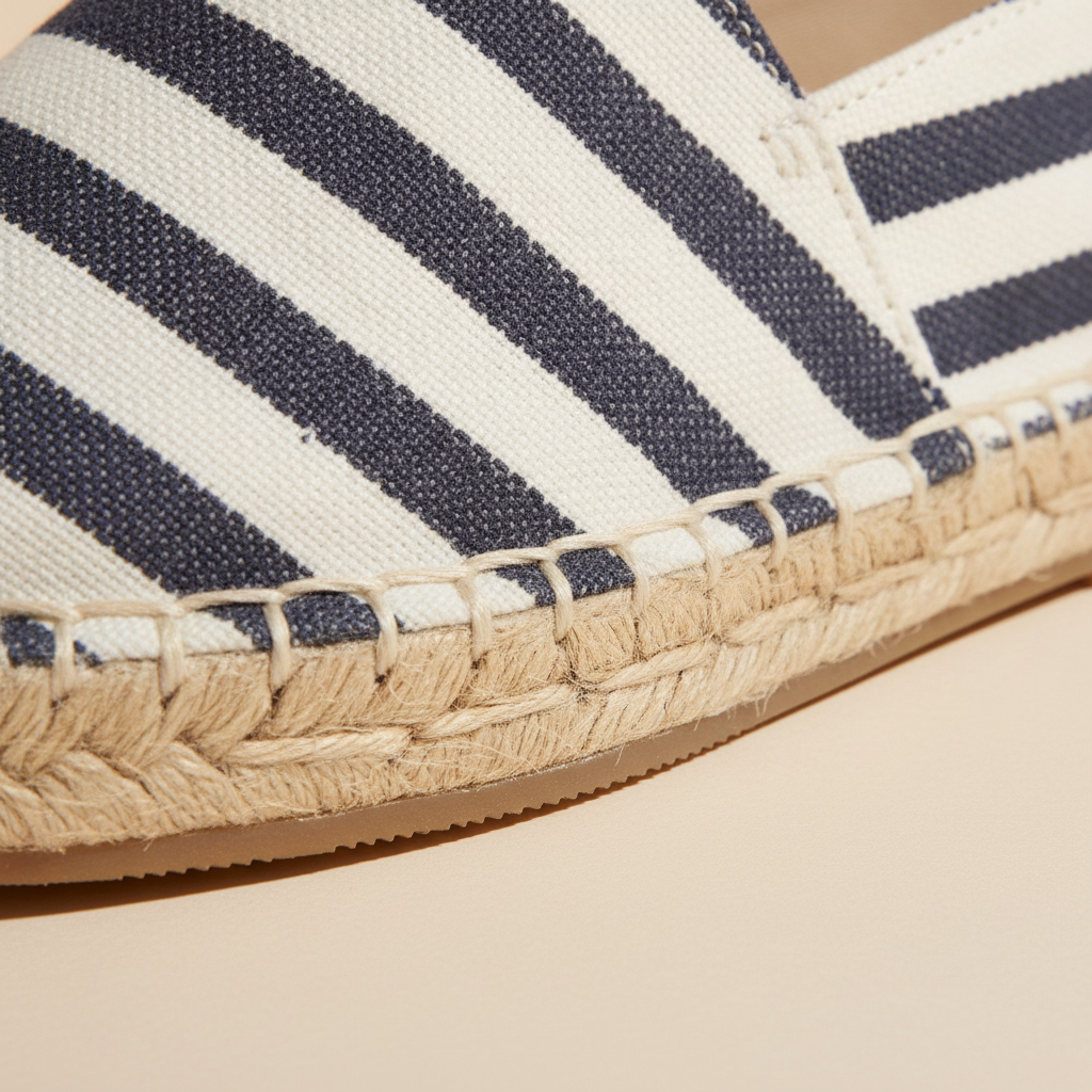 Espadrillas Uomo a Righe – Stile Mediterraneo Vivace - dettaglio