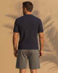 Pantaloncini Uomo con Coulisse in Cotone – Comfort Casual Rilassato - vista posteriore