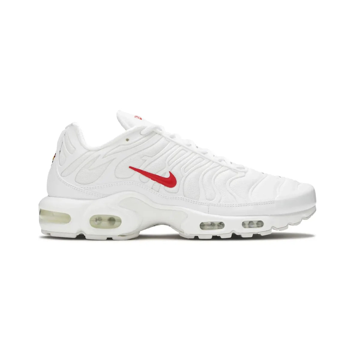Nike Air Max Plus x Supreme White Speed Red Bianco Rosso Uomo Donna - 1