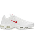 Nike Air Max Plus x Supreme White Speed Red Bianco Rosso Uomo Donna - 1