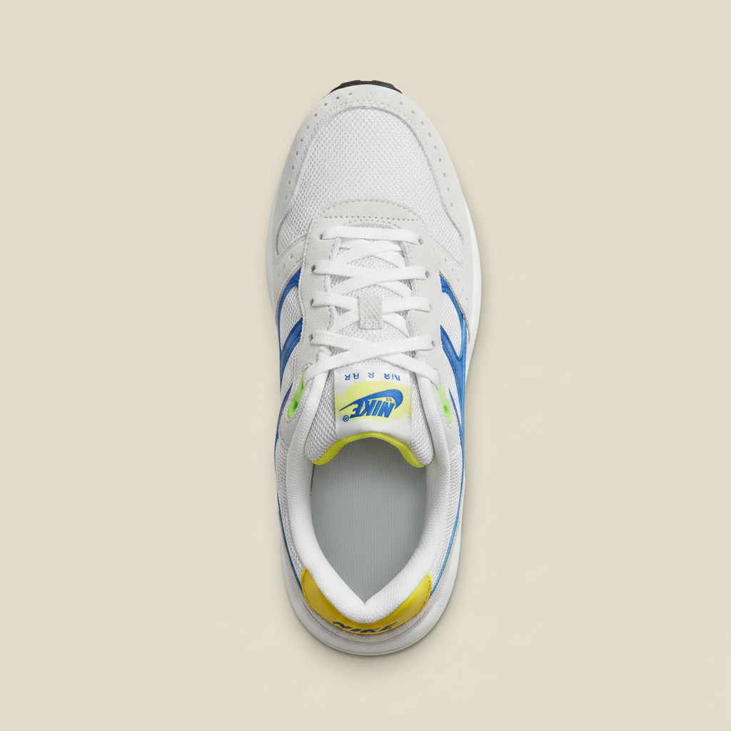 Sneakers Uomo Retro Runner Multicolor – Stile Anni '90 Vivace - vista dall'alto