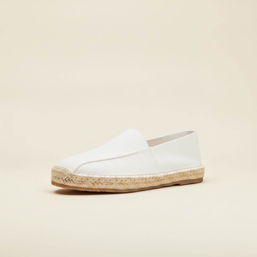 Espadrillas Uomo in Tela – Casual Estive Leggere - Bianco